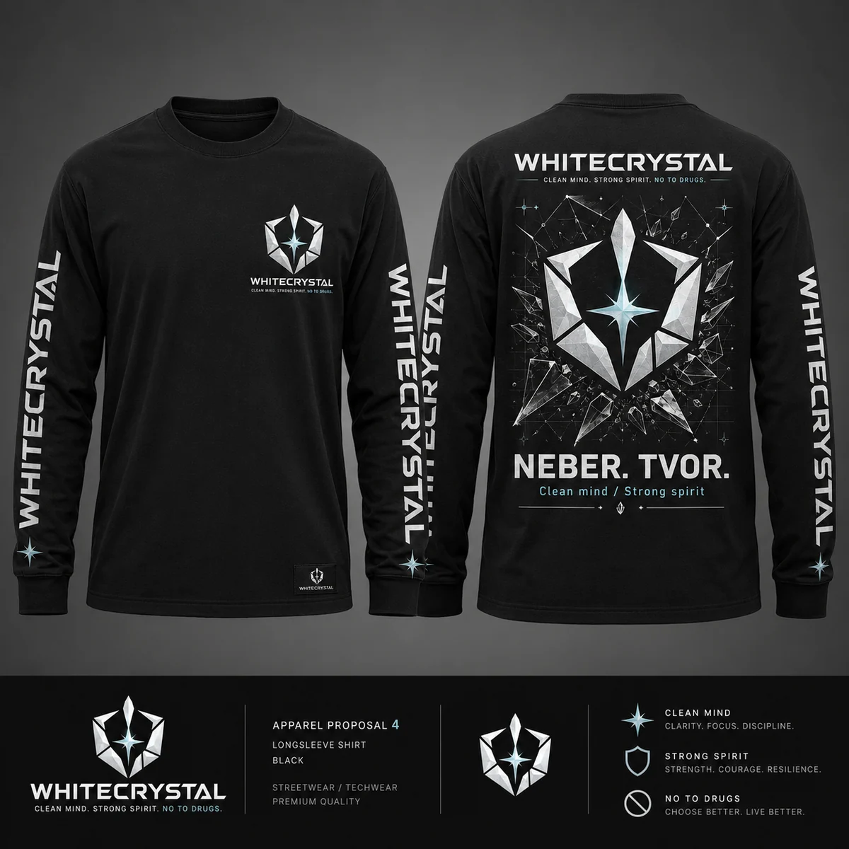 Longsleeve WHITECRYSTAL